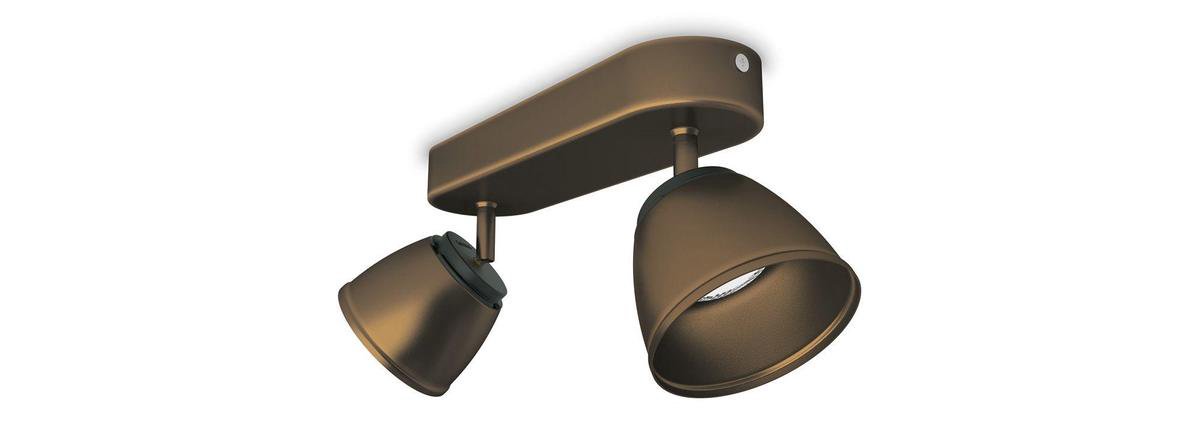 County bar/tube bronze 2x4W 230V