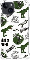 Case Anti-shock Geschikt voor iPhone 15 Dinosaurus