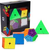Apeiron Speed Cube - Set 4 In 1 - Brein Breker - SpeedCube Giftset - Pyraminx - Megaminx - Square 1 - Skewb