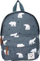 Kidzroom Wondering Wild Backpack Boy - Sac à dos Enfant - 2 à 6 ans - Blauw - Ours polaire