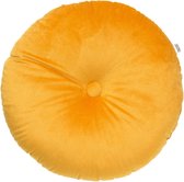 Dutch Decor OLLY - coussin ronde 40 cm Golden Glow - jaune