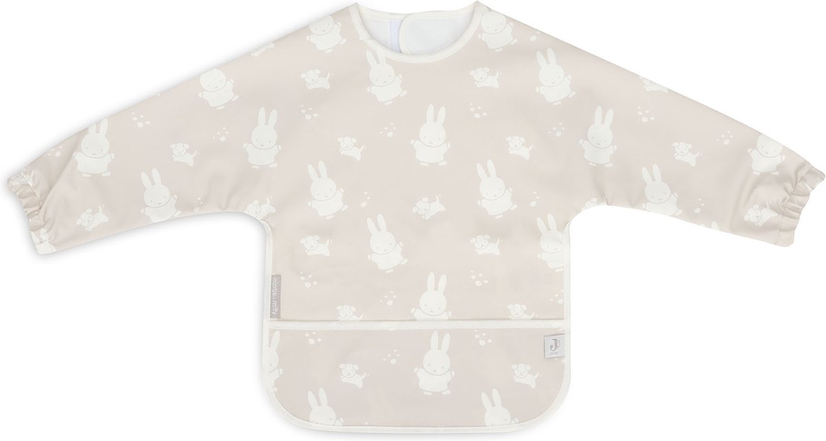 Goedkoopste Jollein x Nijntje Slab Waterproof Met Mouw Miffy&Snuffy - Nougat