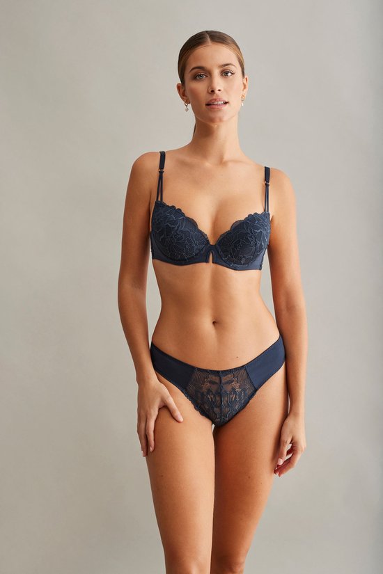 Promise - Olivia Push-Up BH - maat 80C - Blauw