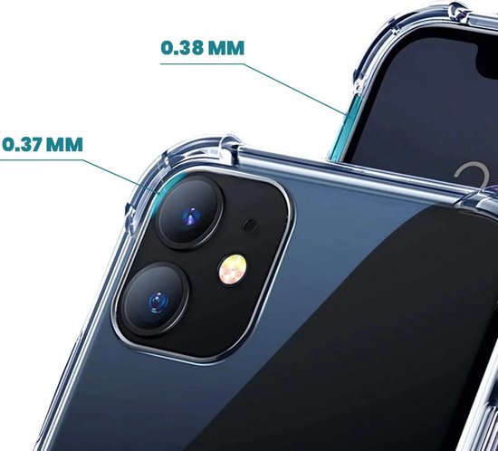 Shieldcase Silicone Shock case TPU adapté pour Apple iPhone 11 - transparent