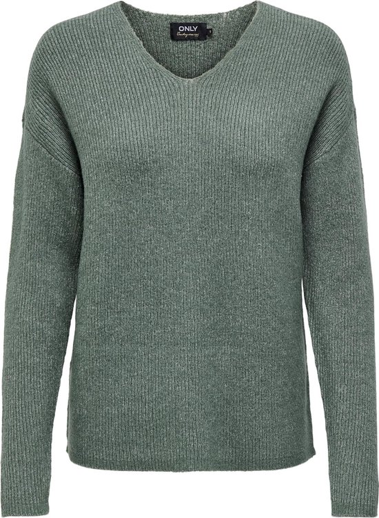 ONLY - ONLCAMILLA V-NECK L/S PULLOVER KNT Dames Trui