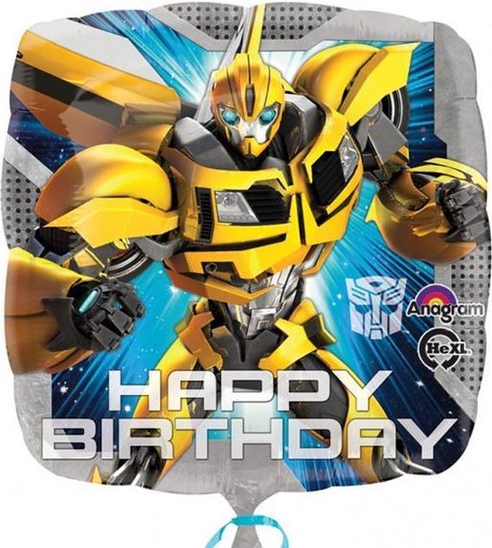 Ballon Aluminium Transformers Joyeux Anniversaire 43 Cm Bol Com