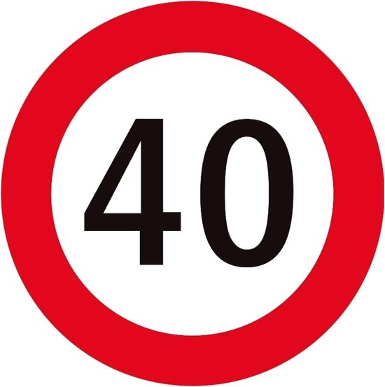 Slinger 40 Jaar Verkeersbord Kopen