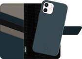 Valenta Snap Luxe Bookcase / 2in1 Case Cover - Convient pour Apple iPhone 12 Mini - Étui pour téléphone portable - Blauw
