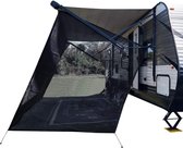 your GEAR Sun & Rain Blocker - voorwand of zijwanden voor luifels - div. maten - UPF 50 bescherming, 5000 mm waterkolom, 3 biezen met 4,3 6,2 en 7 mm, breedtes van 240 tot 480 cm