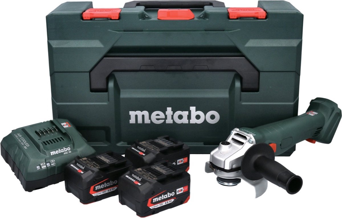 Metabo W 18 L 9-125 Quick Set - Accu Haakse Slijper thumbnail 6