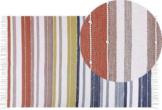 TOZAKLI - Tapis moderne - Multicolore - 140 x 200 cm - Polyester