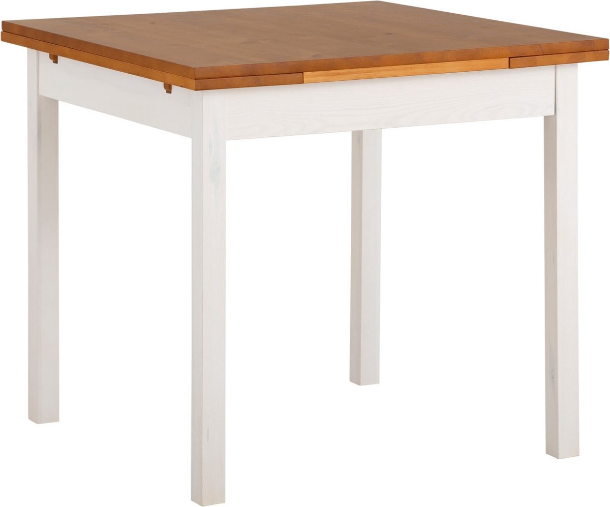 Maike-Eettafel - Wit/Honing