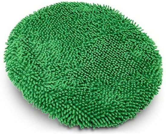 Groene Turtle Wax microvezel poets- en waxpad.