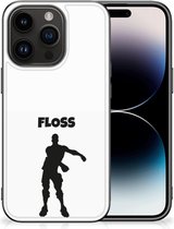 Telefoontas Geschikt voor iPhone 15 Pro Smartphone Hoesje met Zwarte rand Floss Fortnite