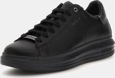 Guess Vibo Mixed-Leather Sneakers, Zwart, 46