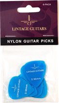 6 Stuks Plectrum Set - 0.96 Plectrum - Nylon Guitar Picks - Lintage Guitars®