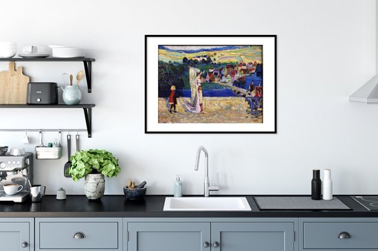 Affiche avec cadre Croquis Promenade - Kandinsky - 80x60 cm