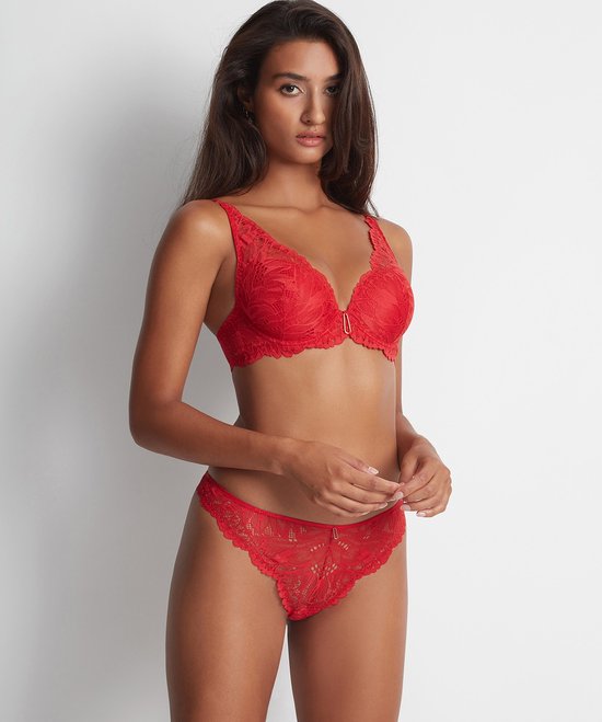 Aubade PUSH UP BH FORMED FLOWERMANIA Rouge Floral lan81 taille 75C