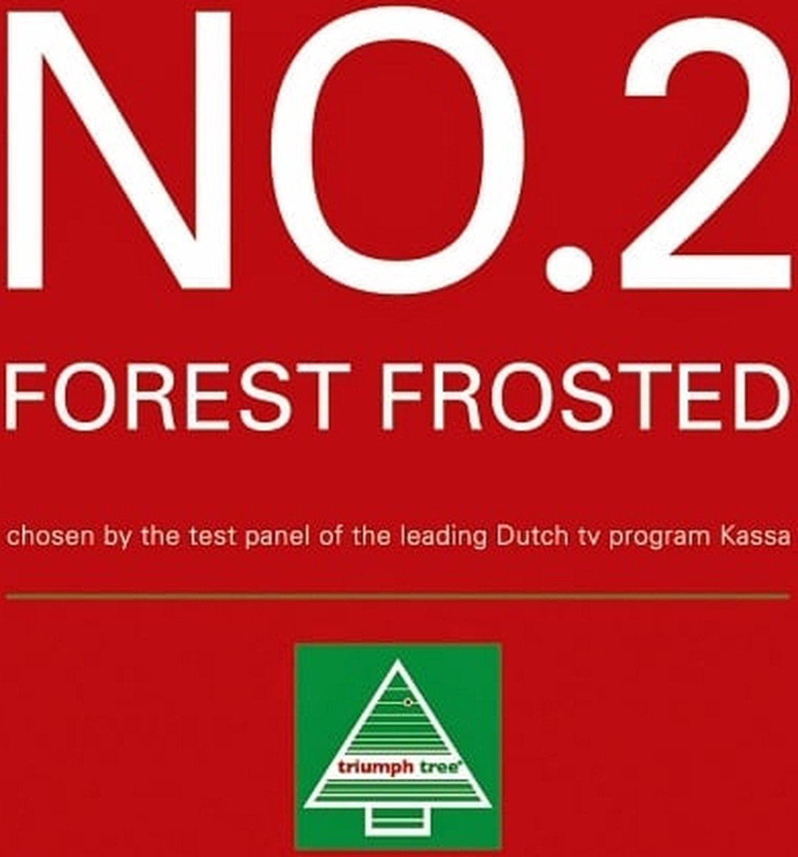 Triumph Tree Forest Frosted kunstkerstboom- smal - 185 x 102 cm - groen – foto 5