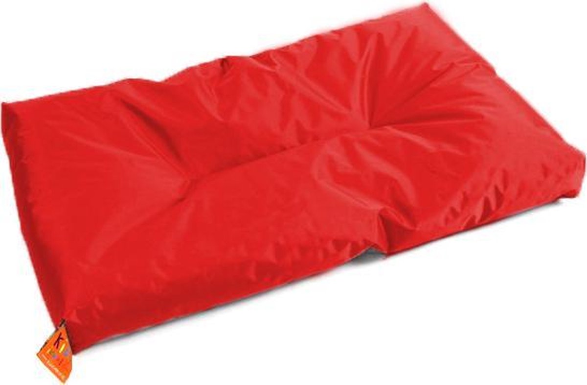 Goedkoopste KidZ ImpulZ Groot Aankleedkussen XXL 90x50 cm - 10 cm dik - Gevuld met korrels – Rood