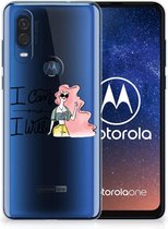Protection Téléphone pour Motorola One Vision Coque I Can