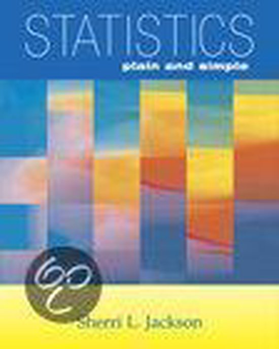 Statistics Plain And Simple - cover