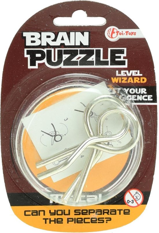Afbeelding van het spel Toi-toys Hersenkraker Brain Puzzle Wizard Zilver