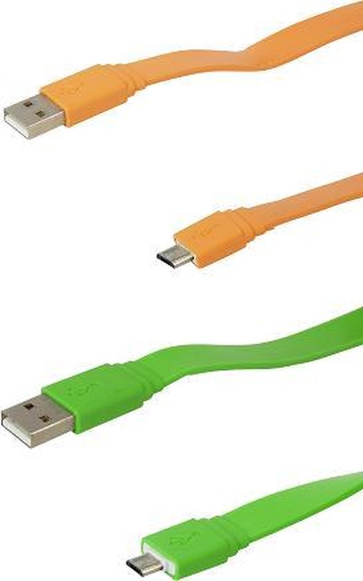 2x platte Micro USB-kabel. Vtech Kidizoom Actioncam, Vtech Kidizoom... |  bol.com