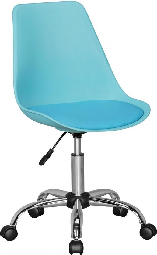 24Designs Bureaustoel Dex Office In Hoogte Verstelbare Blauwe Kuipstoel Inclusief Wielen 24Designs Bureaustoel Dex Office In Hoogte Verstelbare Blauwe Kuipstoel Inclusief Wielen