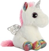 Aurora Knuffel Sparkle Tales Spirit Unicorn 18 Cm Wit