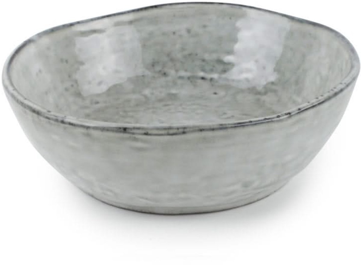 Salt & Pepper Kleine Kommen Artisan Groen ø 12 cm - 4 Stuks