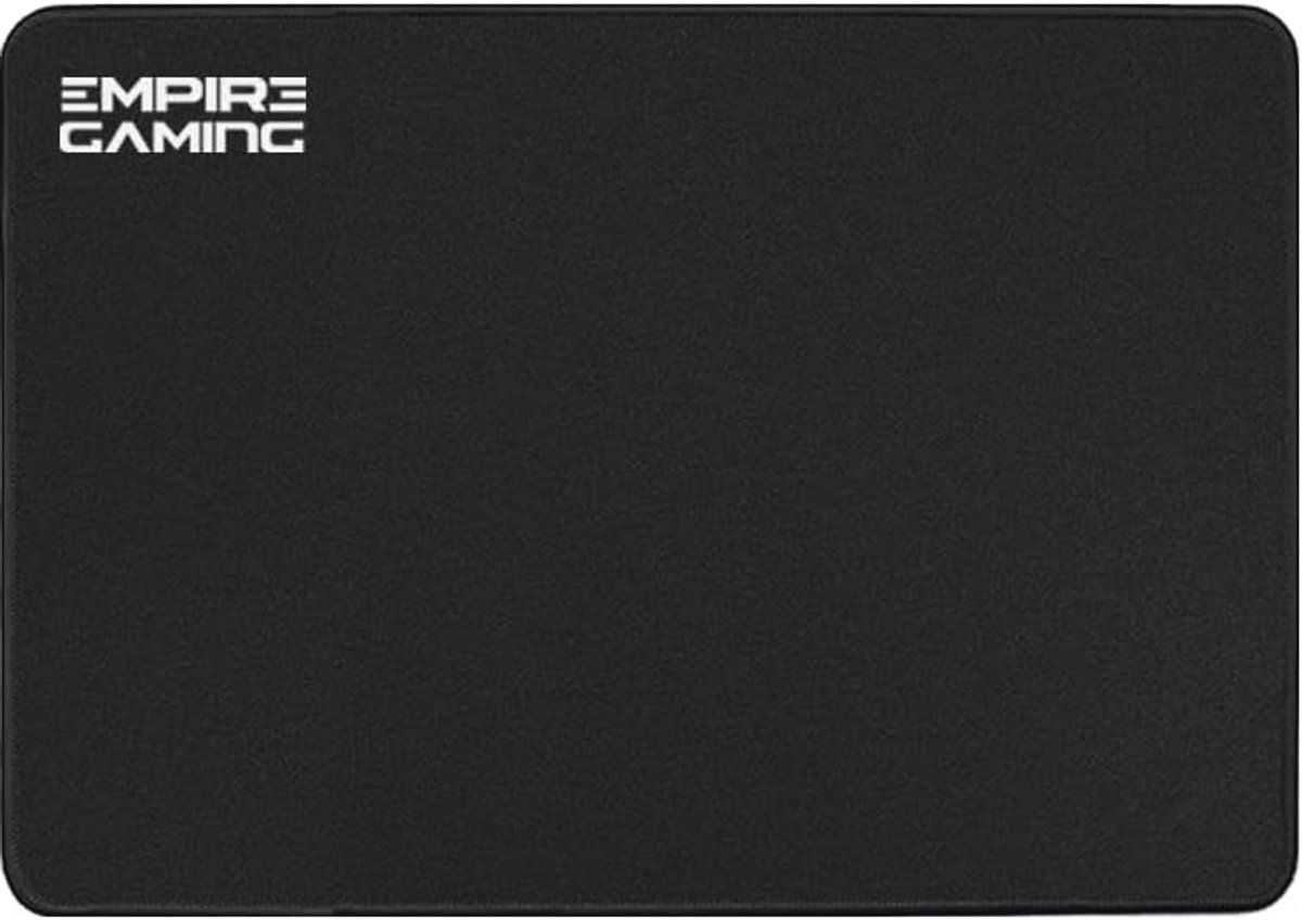 Gaming Muismat XL – 46 x 40 cm – Ultra-glad oppervlak voor Snelle en Nauwkeurige Bewegingen – Antislip Rubber Basis – Zwart