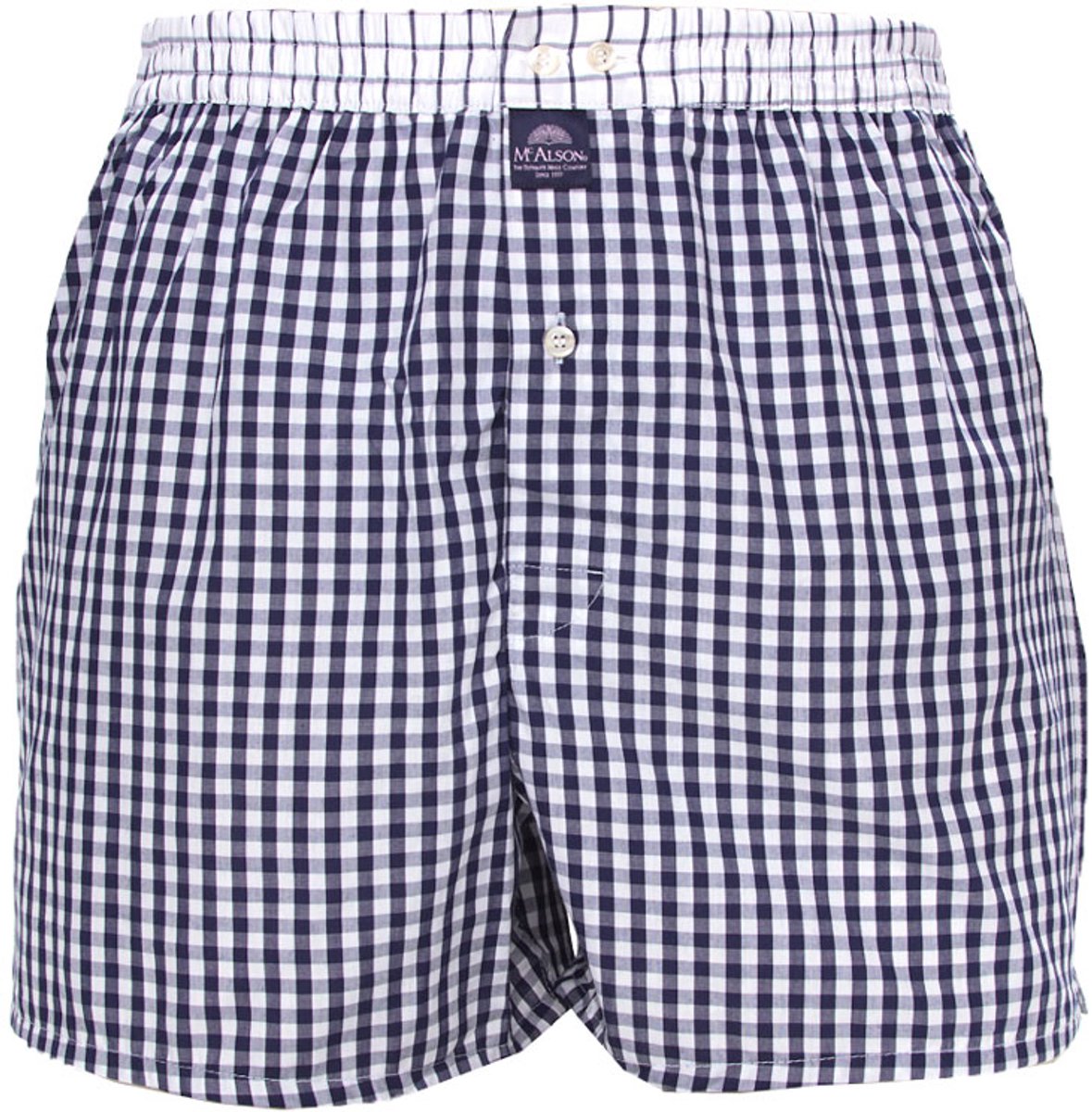 Mc Alson Boxer Checkered navy blue