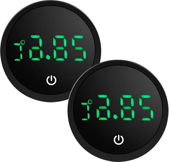 Digitale Thermometer 30.2017.02 - Voor Het Meten Van De Binnentemperatuur Klein En Handig Wit 54 X 16 X 39 Mm