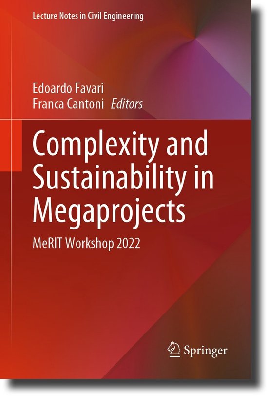 Lecture Notes in Civil Engineering342- Complexity and Sustai ... - cover