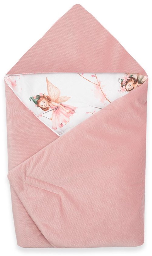 New Baby voetenzak autostoel 80x80 cm roze - Inbakerdeken van New Baby — afbeelding 3