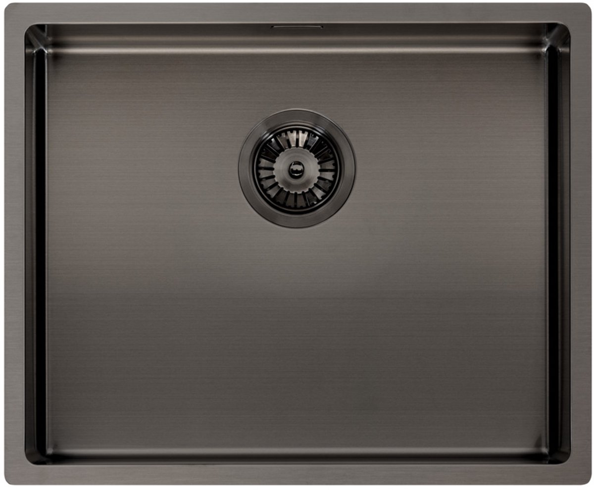 Ringo Reginox Miami Gunmetal Spoelbak - 50x40 mm - 200 mm diep - R30721