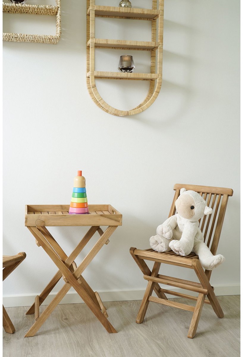 House Nordic De Toledo Teak Tuinstoel - kinderstoel set van 2