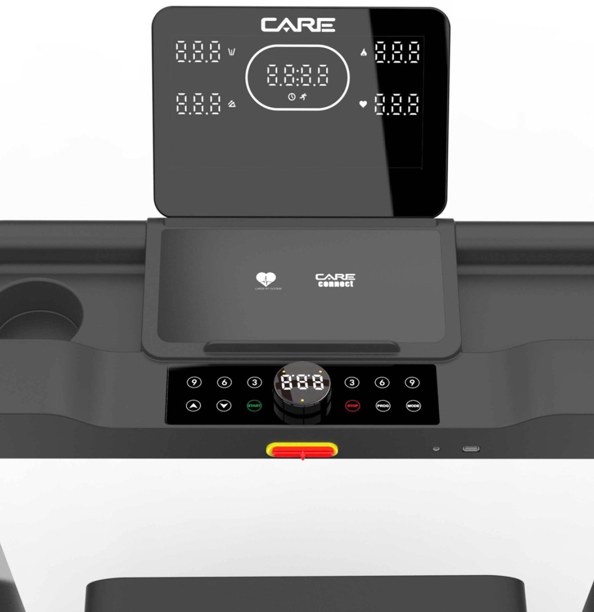 CARE JOGGER MAX - Connected en opvouwbare loopband - Maximale snelheid 16 km/u - 28 programma’s - Gemotoriseerde helling tot max. 9% - Voor thuisgebruik thumbnail 8
