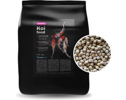 Aquabetta Koivoer 6mm - ALL SEASON 4 Kg (8,8L) - Professioneel Koi voer - Vissenvoer koi voor het hele jaar - Voor temperaturen boven 4°C - Lagere waterbelasting - Minder algen
