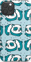 Casetastic Hoesje Geschikt voor Apple iPhone 11 Pro Max - Stijlvolle Beschermende Duo-layer Case - Panda dromen