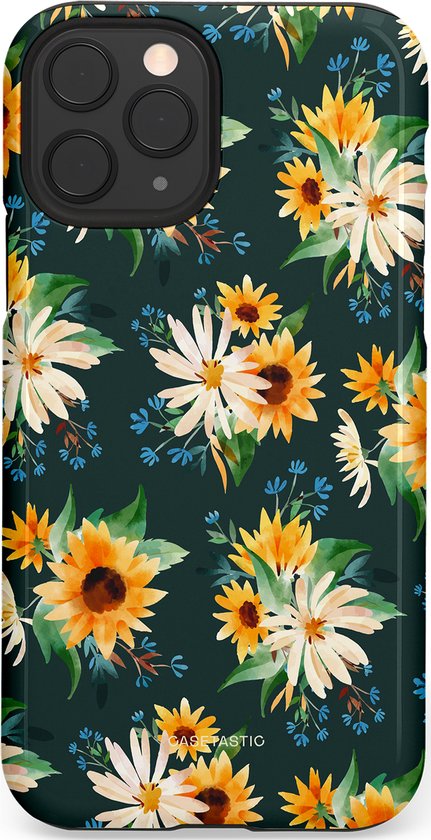 Casetastic Hoesje Geschikt voor Apple iPhone 11 Pro - Stijlvolle Beschermende Duo-layer Case - Zonnebosjes