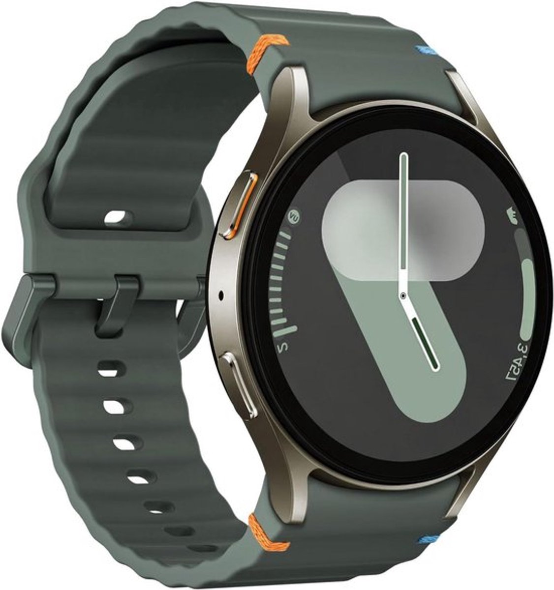 Sportband compatibel met Samsung Galaxy Watch 7 FE 6 5 4 Band 40 mm 44 mm/Watch 6 4 Classic Band 43 mm 47 mm 42 mm 46 mm/Watch 5 Pro Band 45 mm - zachte siliconen banden voor vrouwen en mannen.