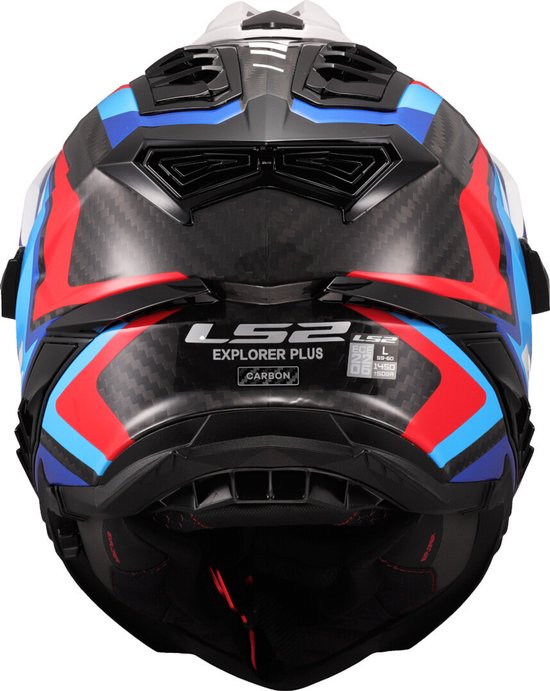 Casque LS2 Explorer Frontier II MX701 blanc / bleu taille M