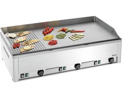 Bartscher Bakplaat GDP 980E-GR - 2/3 Glad & 1/3 Geribbeld - 400V - 980x535x290mm