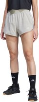 Short d'entraînement tissé taille haute adidas Performance Pacer 3 bandes - Femme - Grijs- M 8 cm