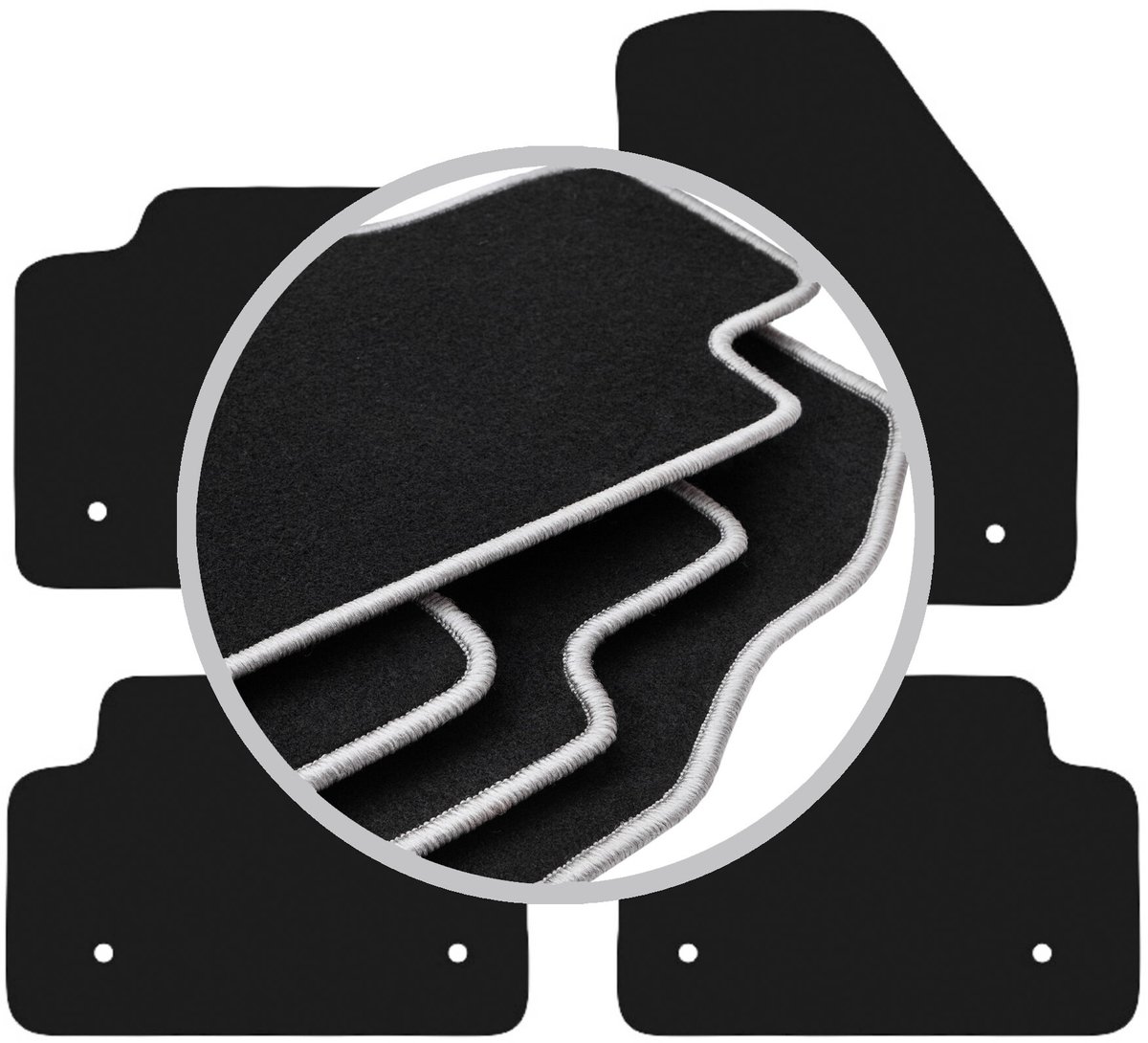 CARLUX-SILVER automatten voor: Jaguar E-Peace SUV (2017-)