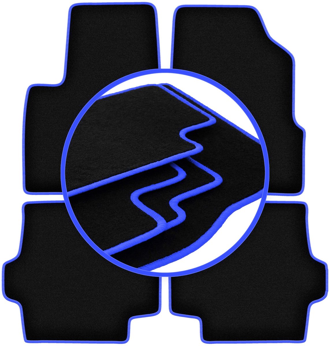CARLUX-BLUE automatten voor: Chrysler Pacifica SUV (2003-2008)