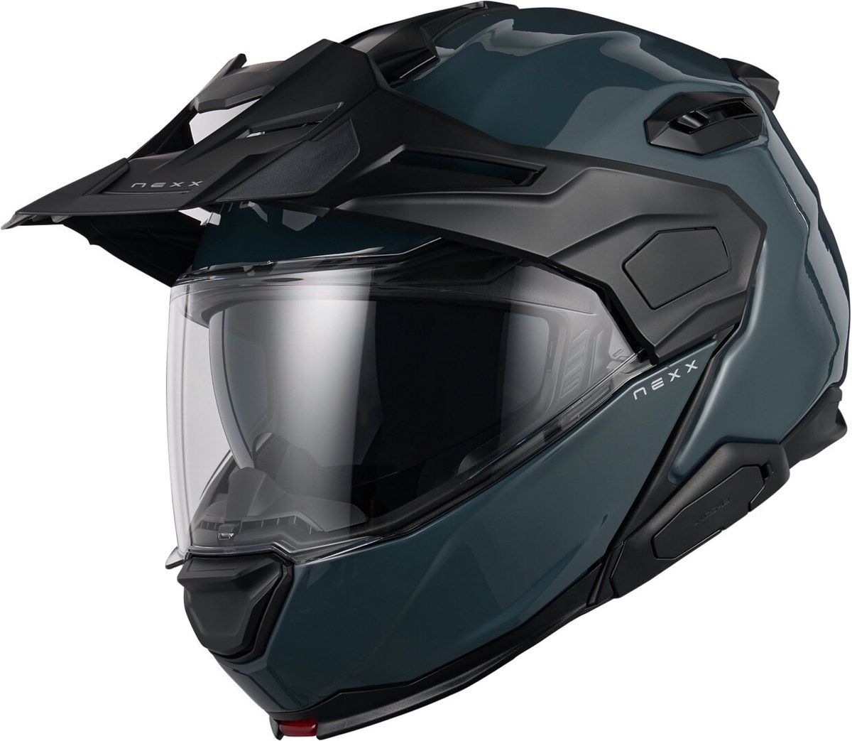 Nexx X.Lifecountry Plain Donkerblauw Systeemhelm - Maat L - Helm