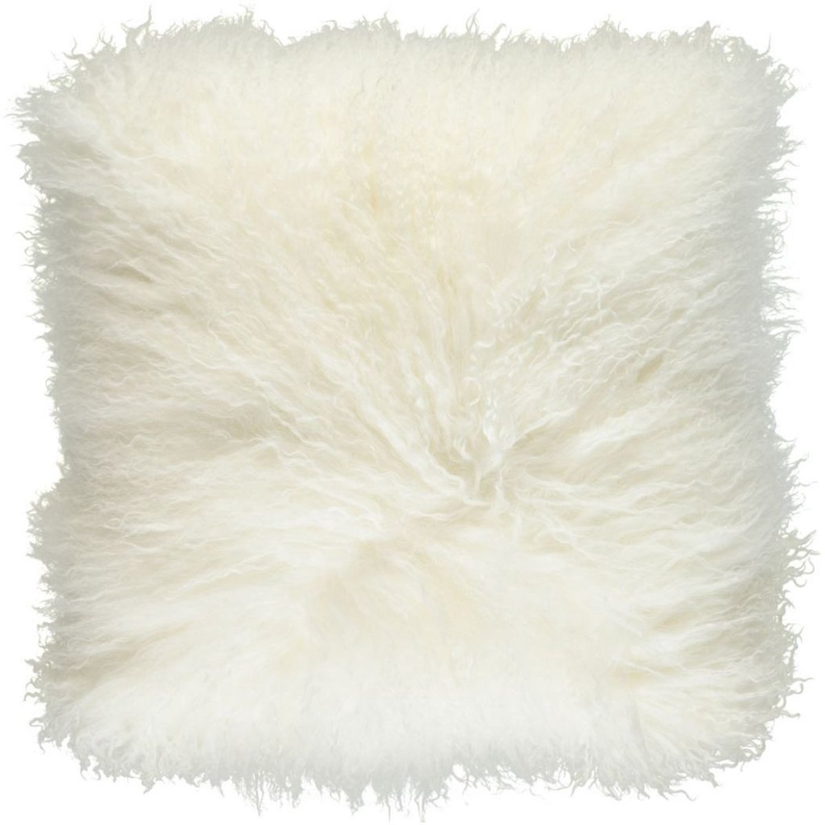 Sheepskin House - Curly Schapenvacht Kussen - Dubbelzijdig - 40x40 cm